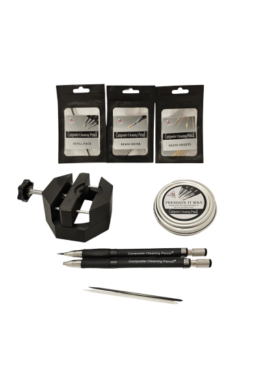 Coin cleaning clamp kit