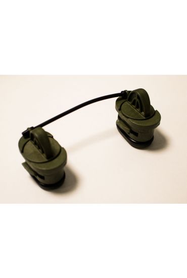 GREEN ATX battery door with O ring