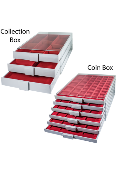 Lindner Collection Box and Coin Box - 20mm and 40mm