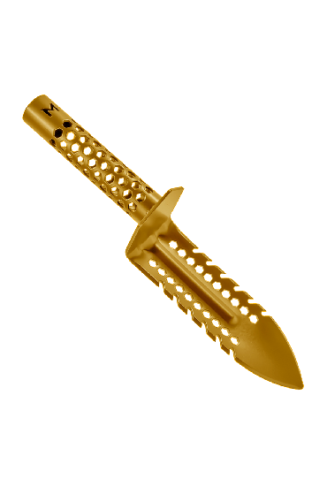 Motley Grass Knife Trowel - Gold