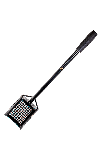 Extended Mild Steel Sand Scoop - Black Ada