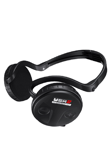 XP WSAII Wireless Headphones for DEUS II metal detector.