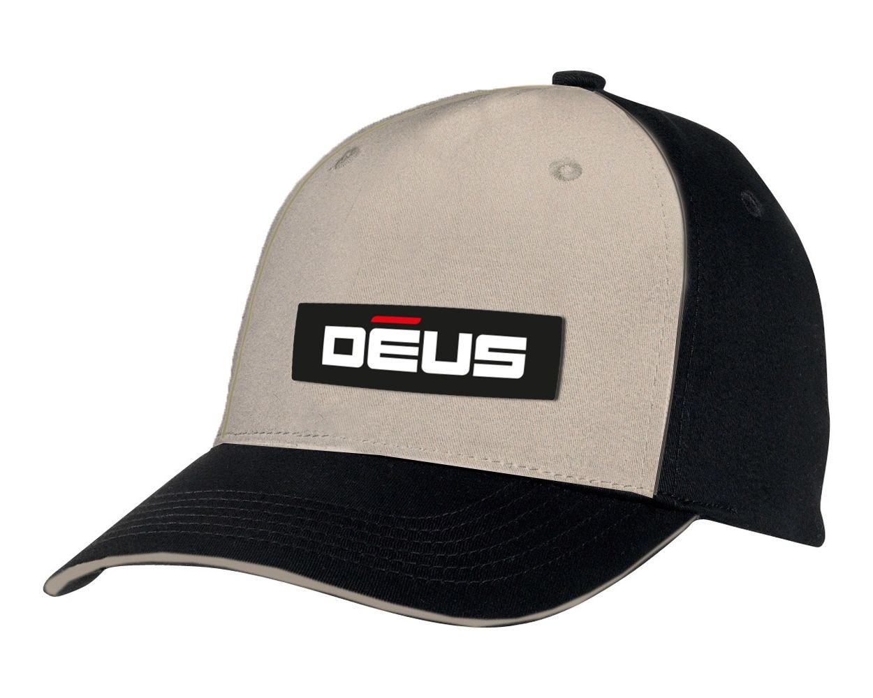 Black and Brown baseball cap with DEUS logo