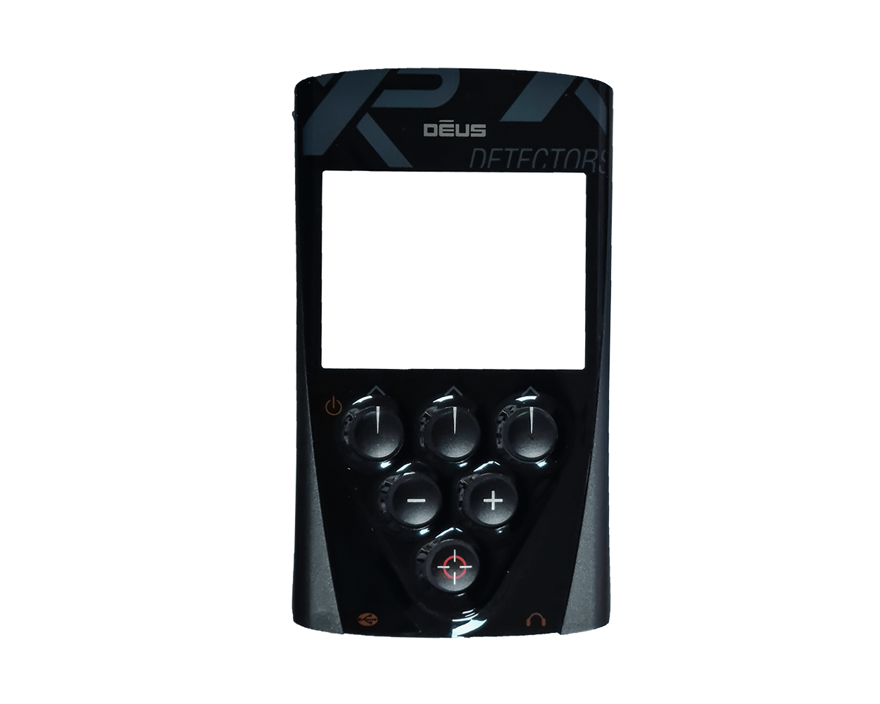 DEUS remote control front panel with touchpads