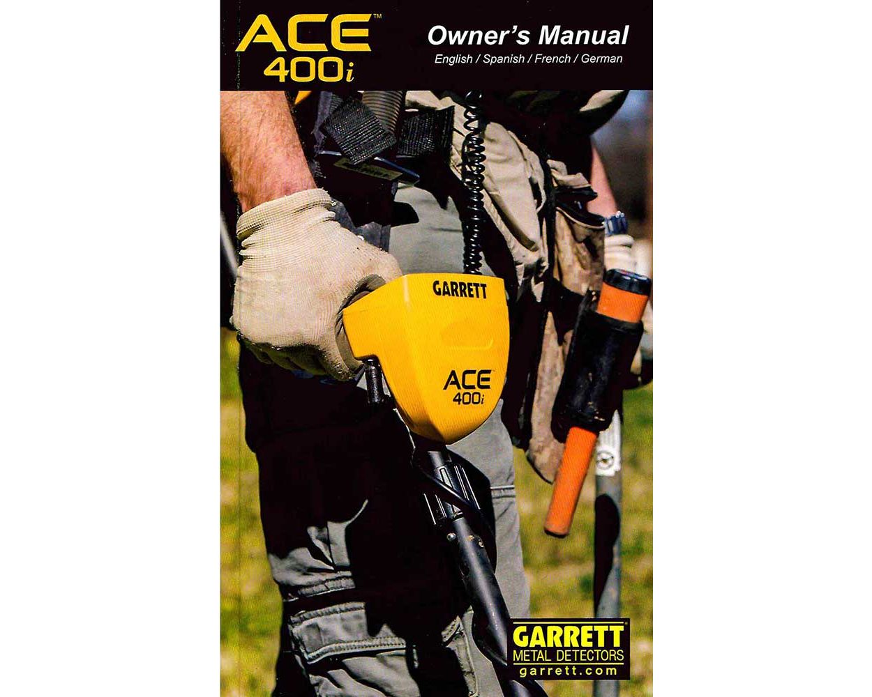 Garrett ACE 400i Instruction manual