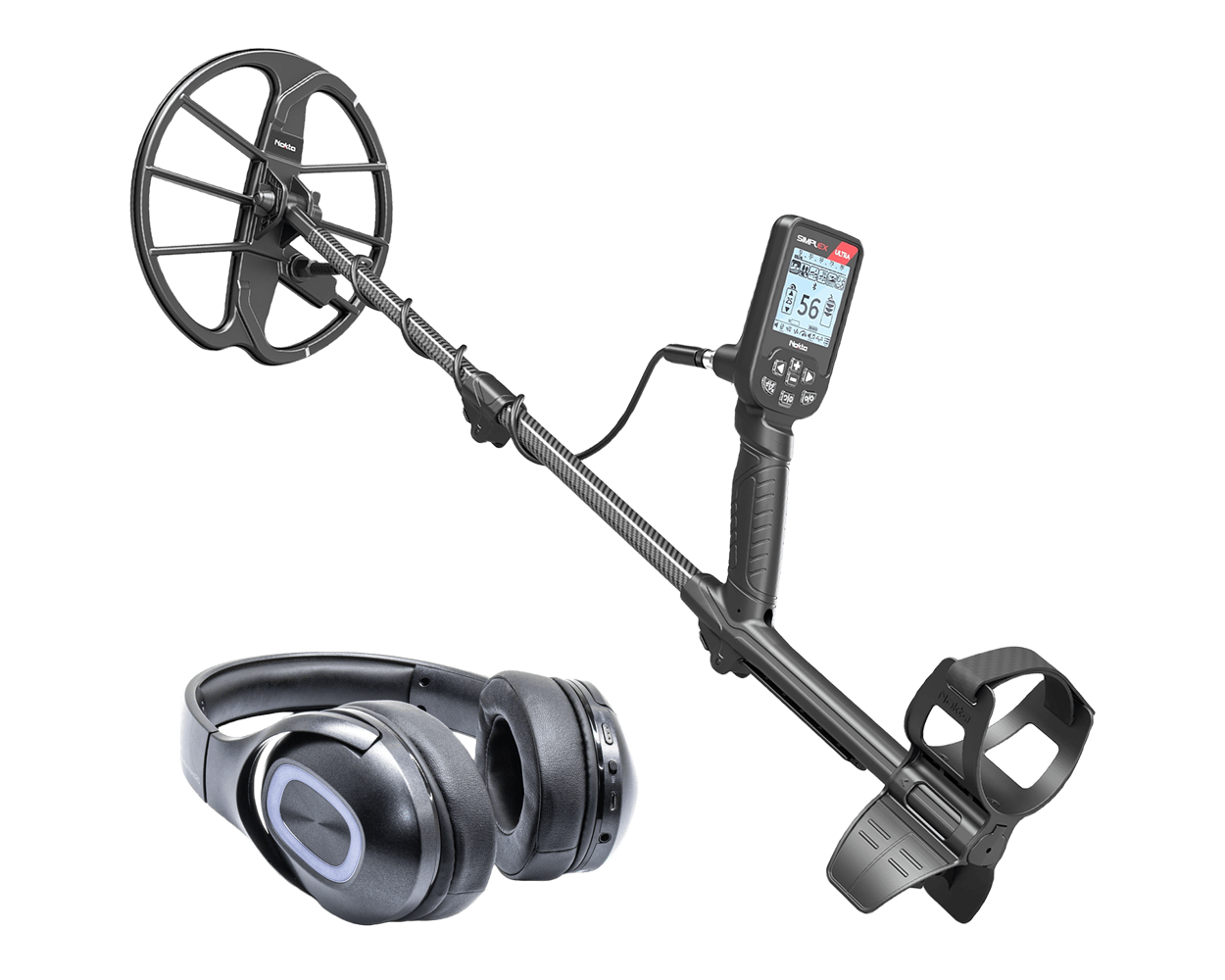 Nokta Simplex ULTRA with Low Latency Bluetooth headphones