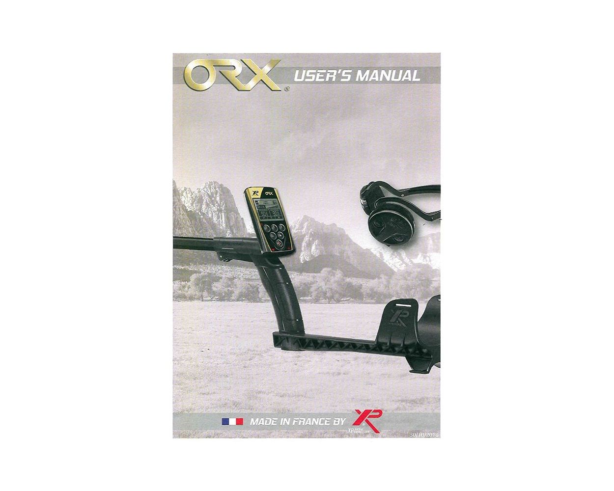 Instruction Manual for XP ORX Metal Detector