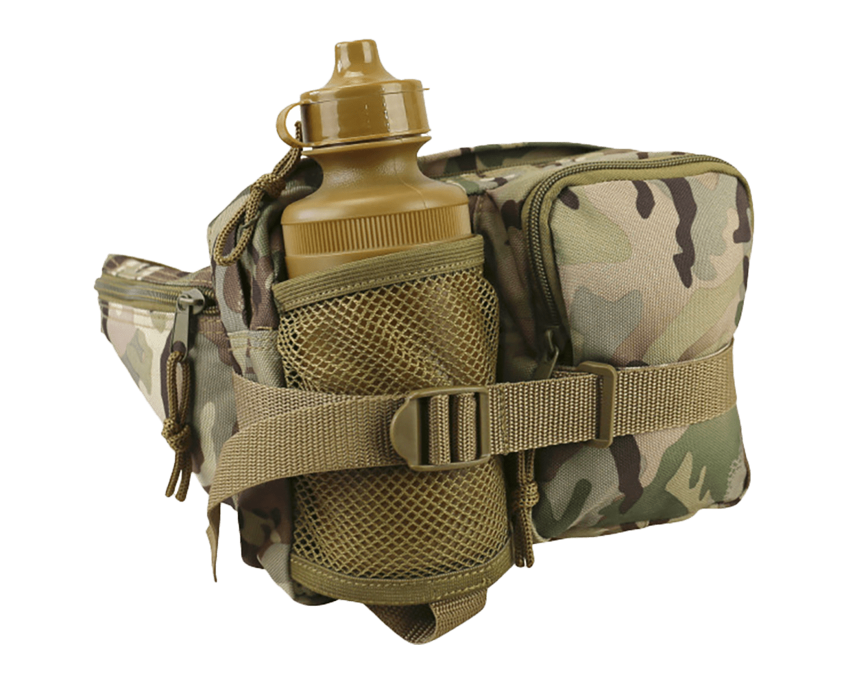 Waist Pouch with Bottle - British Terrain Pattern